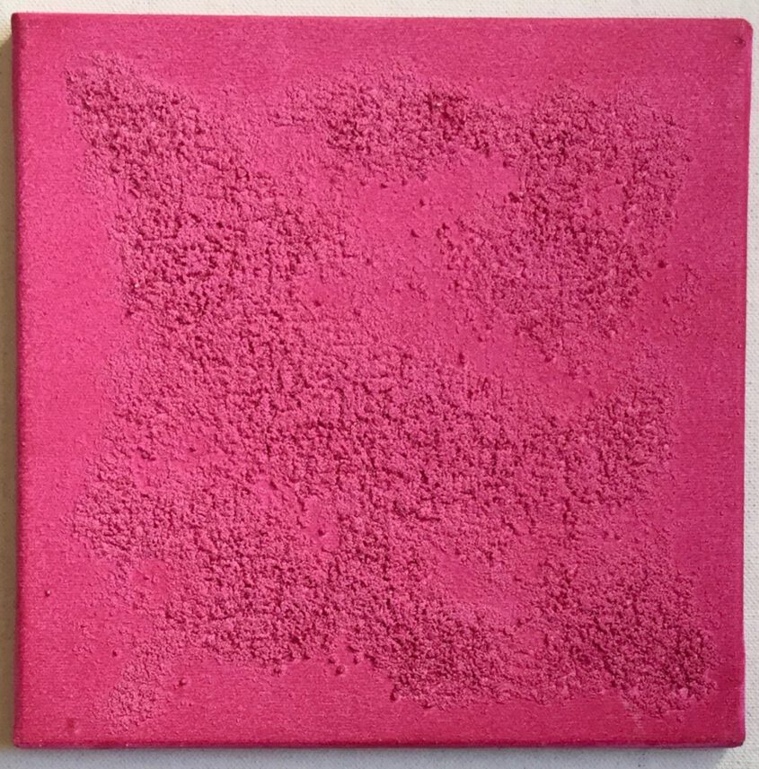 Malerei mit der Farbe magenta
