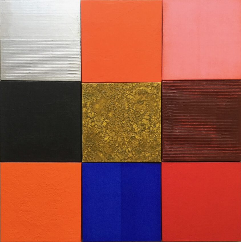 Color field painting inspiriert von Josef Albers