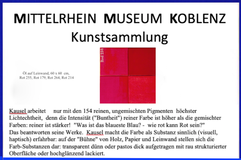 Mittelrhein Museum Koblenz Kunstsammlung