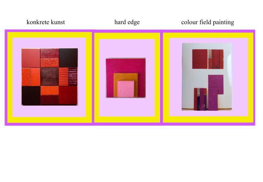 colour field painting, color field painting, Farbfelder, Farbfeldmalerei