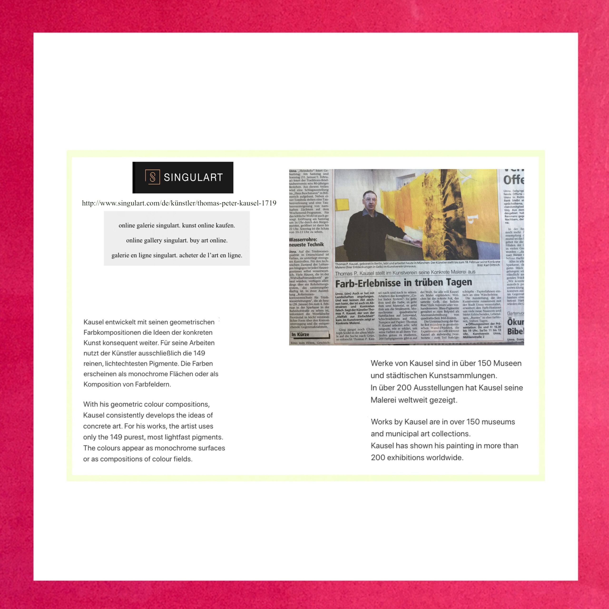 Galerie singulart