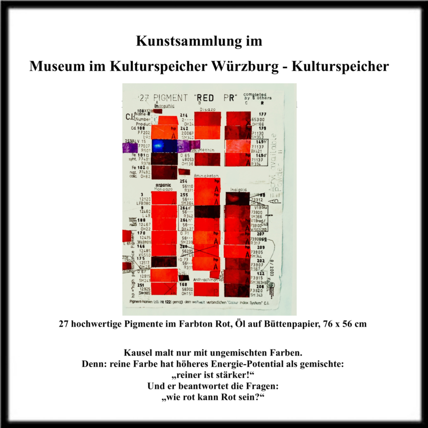 Kunstsammlung im Museum im Kulturspeicher Würzburg Farbfeldmalerei