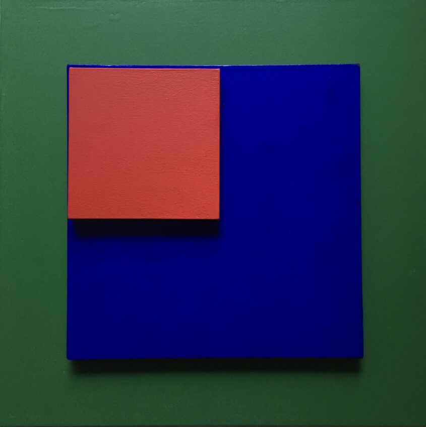 Farbfeldmalerei dreidimensional von Thomas Kausel