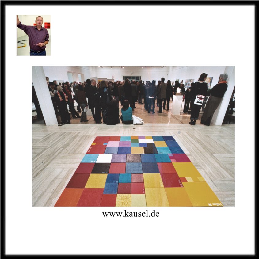 Vernissage,Ausstellung, Farbfeldmalerei