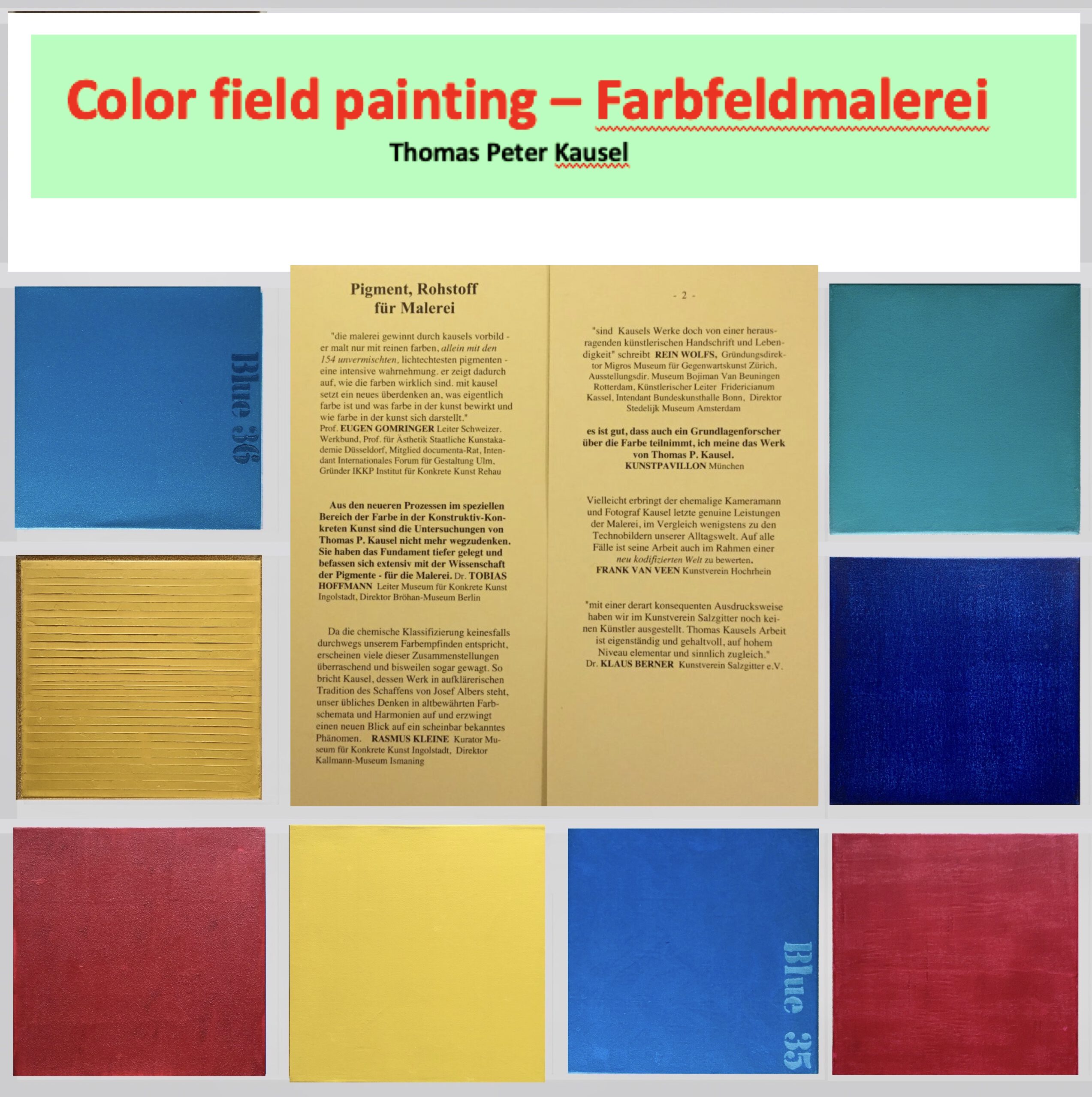 Color Field Painting - Farbfeldmalerei