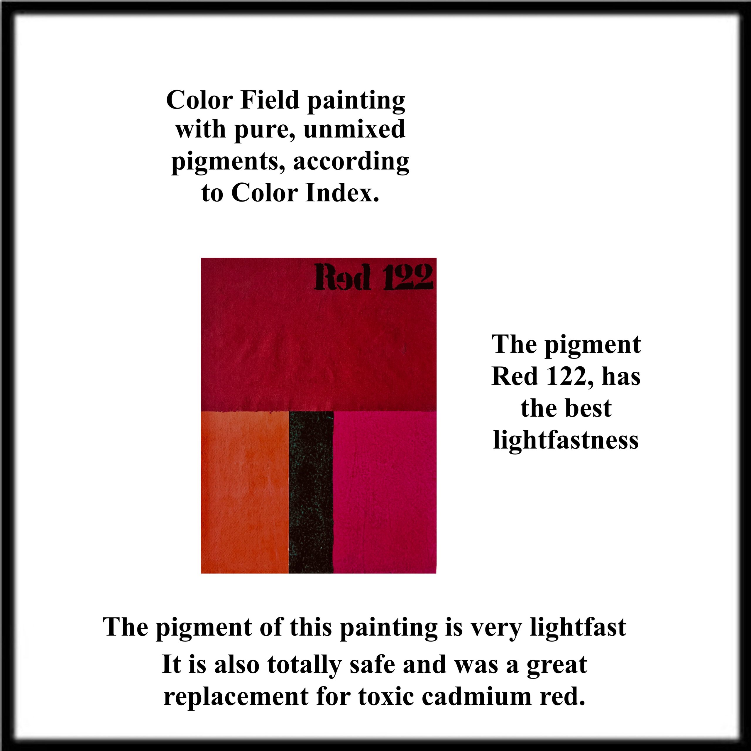 color Field Painting Red
