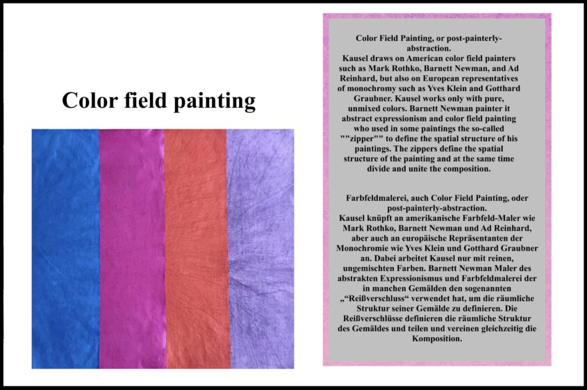 Color Field Painting, Farbfeldmalerei
