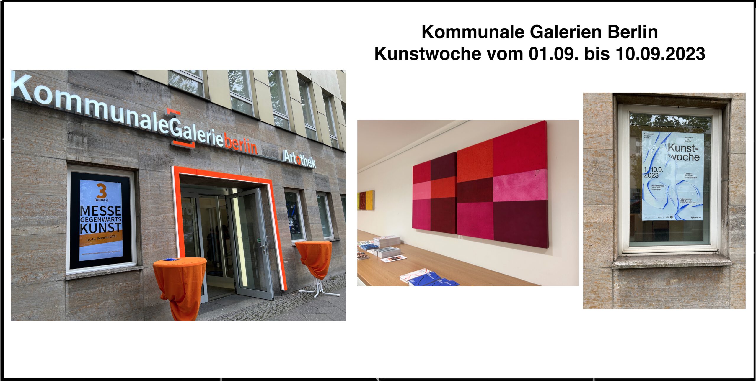 Color Field Painting. Kommunale Galerien Berlin. Kunstwoche 2023 mit Farbfeldmalerei von Thomas Peter Kausel