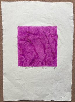 Malerei auf Büttenpapier